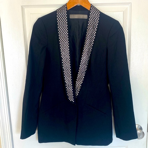 Zara Jackets & Blazers - Zara Basics Blazer Jacket Chic Studded XS